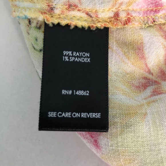 Fit And Flare Rayon Slub Lace-Up Back Tank 2X - Picture 9 of 10